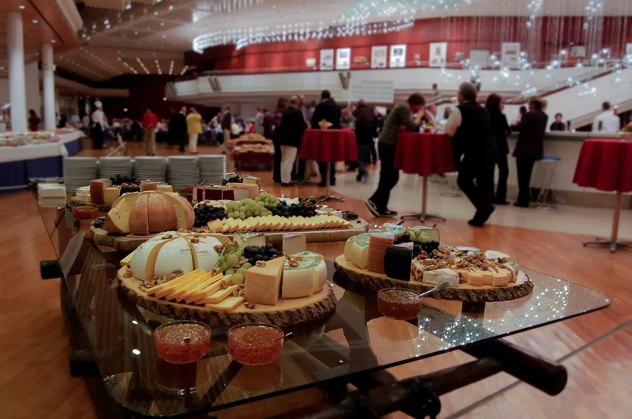 Wedding catering with elegant plated service