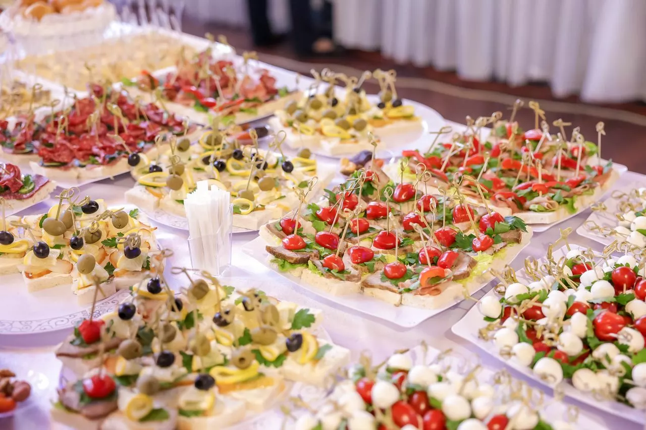 Premium plated main course for event dining